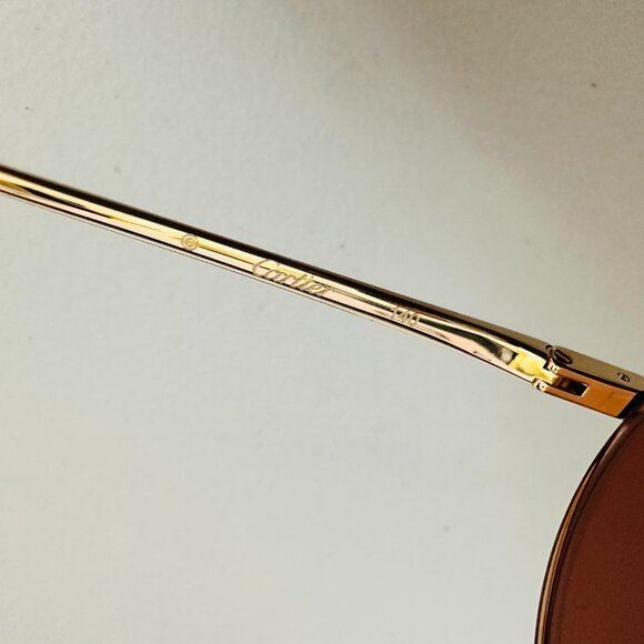 CARTIER PANTHER ACCENT ON FRAME 60MM ROUND SUNGLASSES CT0149S 003 60-20-140 1345 main image 11